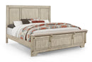 New Classic Furniture Ashland King Panel Bed in Rustic White