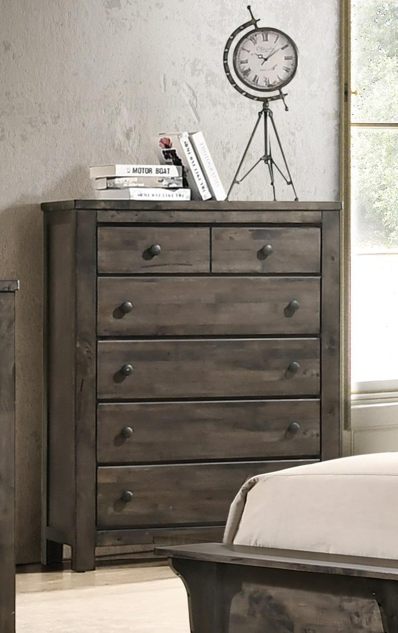 New Classic Furniture Blue Ridge Chest in Rustic Gray