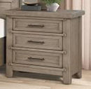New Classic Furniture Fairfax 3 Drawer Nightstand in Driftwood