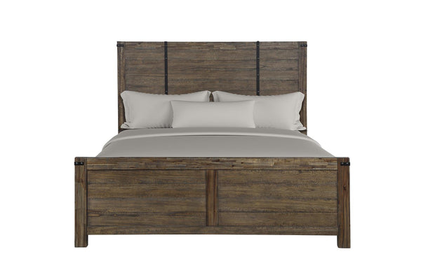 New Classic Furniture Galleon Queen Bed in Weathered Walnut image