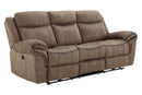 New Classic Furniture Harley Sofa with Power Footrest in Light Brown