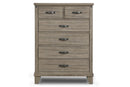 New Classic Furniture Marwick 6 Drawer Chest in Sand