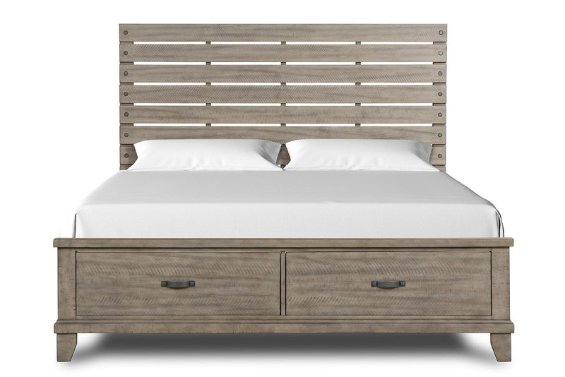 New Classic Furniture Marwick Queen Panel Bed in Sand