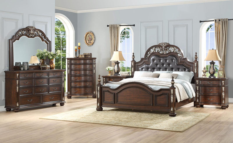 New Classic Maximus Queen Panel Bed in Madeira