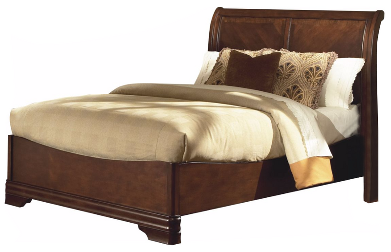 New Classic Sheridan Queen Sleigh Bed in Burnished Cherry