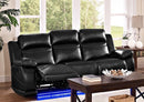 New Classic Vega Dual Recliner Sofa in Premiere Black