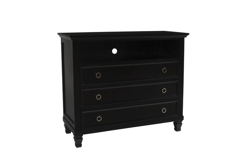 TAMARACK MEDIA CHEST- BLACK
