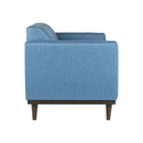 AIDEN LOVESEAT W/2 THROW PILLOWS-BLUE