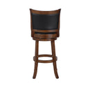 BRISTOL 29" BAR STOOL-DK BROWN W/PU SEAT