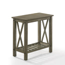 EDEN CHAIRSIDE TABLE-GRAY