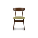 MOROCCO DINING CHAIR W/GREEN SEAT CUSHION