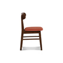 MOROCCO DINING CHAIR W/ORANGE SEAT CUSHION
