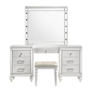 VALENTINO VANITY TABLE MIRROR (BULBS NOT INCLUDED)-WHITE