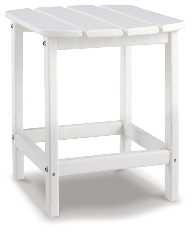 Sundown Treasure End Table (Color: White)