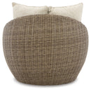 Danson 2 Swivel Lounge Chairs and End Table