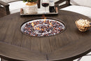 Paradise Trail Outdoor Fire Pit Table with 4 Lounge Chairs