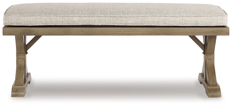 Beachcroft 4-Piece Outdoor Sectional, 2 Arm Chairs, Lounge Chair and Bench