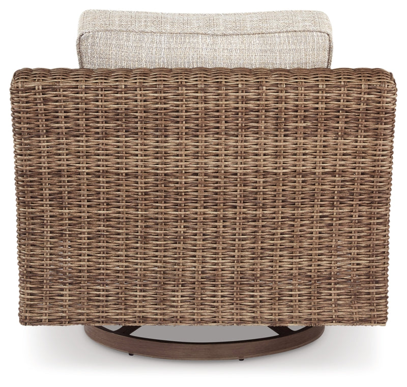 Beachcroft 4-Piece Outdoor Sectional, 2 Arm Chairs, Lounge Chair and Bench