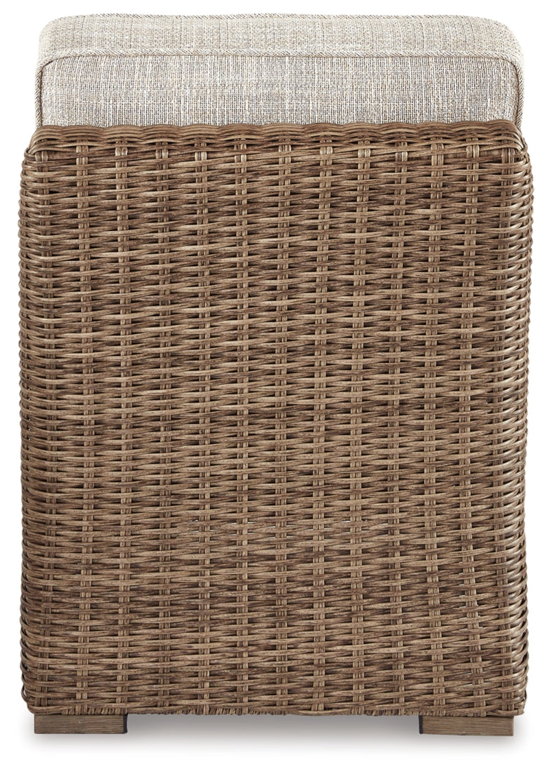 Beachcroft 4-Piece Outdoor Sectional, 2 Arm Chairs, Lounge Chair and Bench