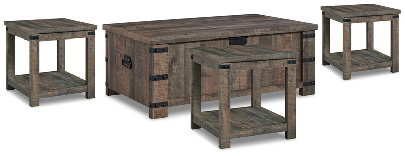 Hollum Coffee Table and 3 End Tables