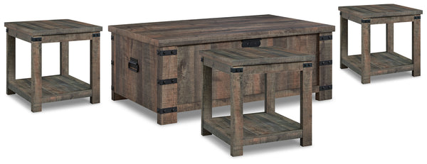 Hollum Coffee Table and 3 End Tables