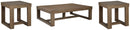 Cariton Coffee Table and 2 End Tables