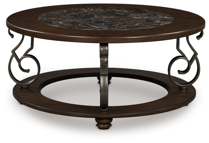 Frallyn Coffee Table and 2 Ends