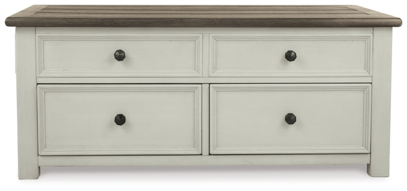 Bolanburg Coffee Table and 2 Chairside End Tables with Console