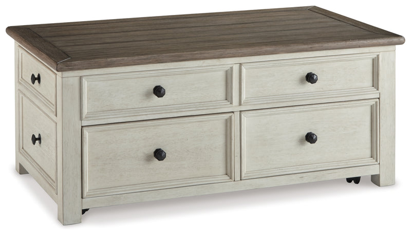 Bolanburg Coffee Table and 2 Chairside End Tables with Console