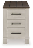 Darborn Lift-top Coffee Table and 2 Chairside End Tables