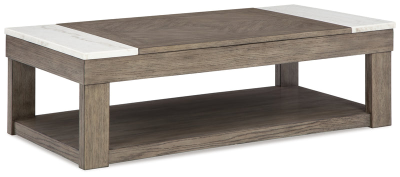 Loyaska Lift-top Coffee Table and 2 End Tables
