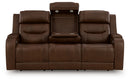 Knightington Power Reclining Sofa with Audio Seating