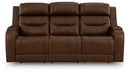 Knightington Power Reclining Sofa with Audio Seating