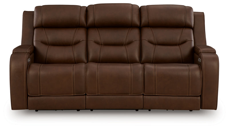 Knightington Power Reclining Sofa with Audio Seating