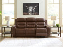Knightington Power Reclining Sofa with Audio Seating