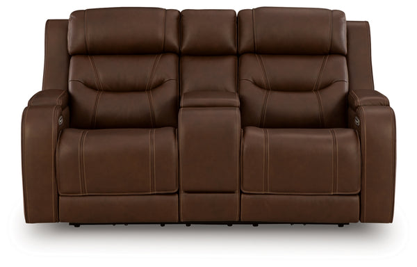 Knightington Power Reclining Loveseat with Audio Seating