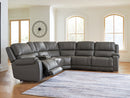 5Z - Pittson 6-Piece Power Reclining Sectional