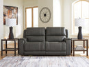 5Z - Pittson 2-Piece Power Reclining Sectional Loveseat