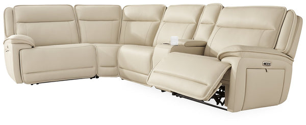 Double Deal Reclining Sectional with Console