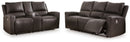 Boxmere Power Reclining Sofa and Loveseat