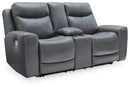 Mindanao Power Reclining Loveseat with Console 2