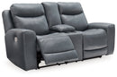 Mindanao Power Reclining Loveseat with Console 4