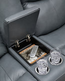 Mindanao Power Reclining Loveseat with Console 8