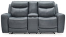 Mindanao Power Reclining Loveseat with Console 1