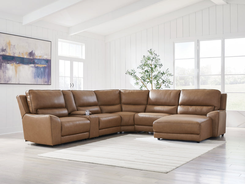 DeepWakes 6-Piece Power Reclining Sectional with Chaise