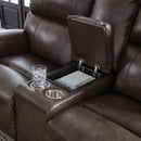 Crossplex Power Reclining Loveseat with Console