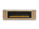 Camdill 80" TV Stand with Electric Fireplace