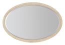 Nouveau Chic - Oval Mirror - Light Brown