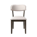 Rex - Open Back Dining Chair (Set of 2) - Brown And Beige