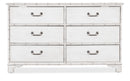 Charleston - Six-Drawer Dresser - White